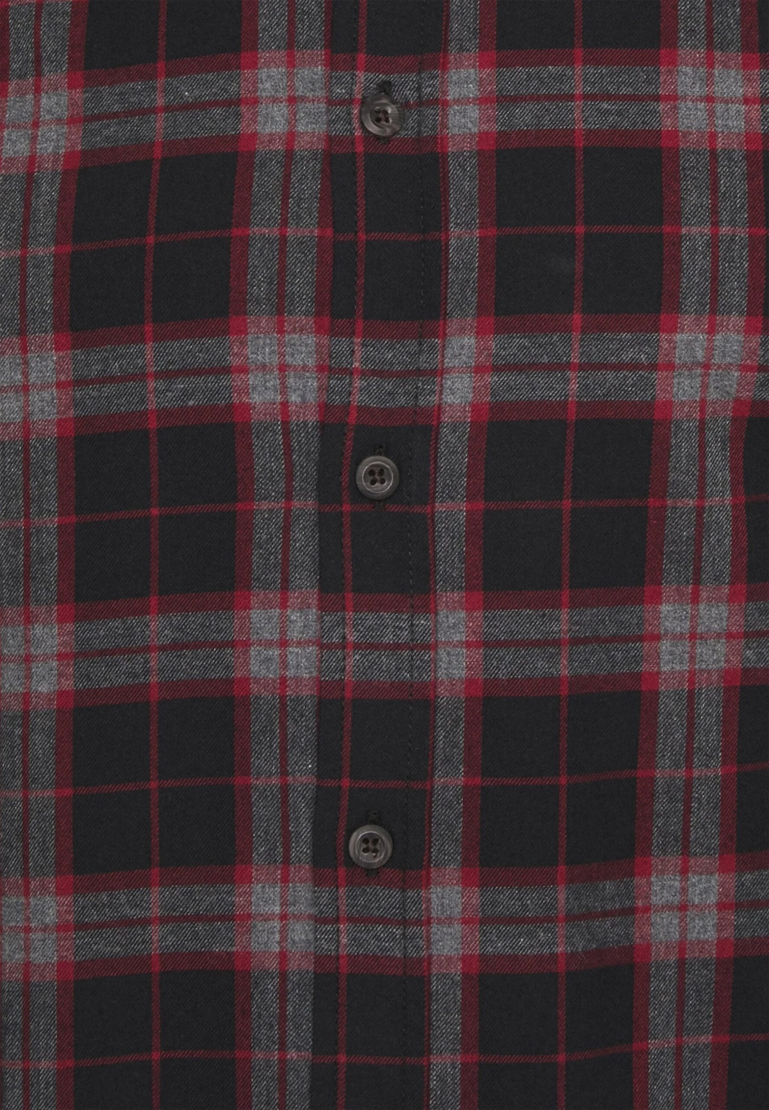 Pier One Overhemd - Mottled Dark Grey / Bordeaux 3 Pier One Overhemd - Mottled Dark Grey / Bordeaux - Afbeelding 3