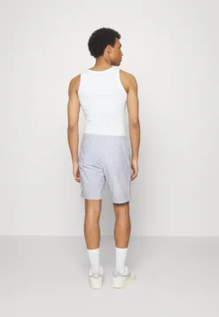 Pier One Pleated Seersucker Short - Shorts - Blue -Pier One Aanbiedingen Winkel 0505307b83204187a2876ecbcc2f0c68 scaled