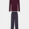 Pier One Pyjama - Bordeaux/Dark Blue