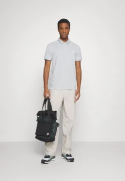 Pier One 2 Pack - Poloshirt - Light Grey/Dark Blue