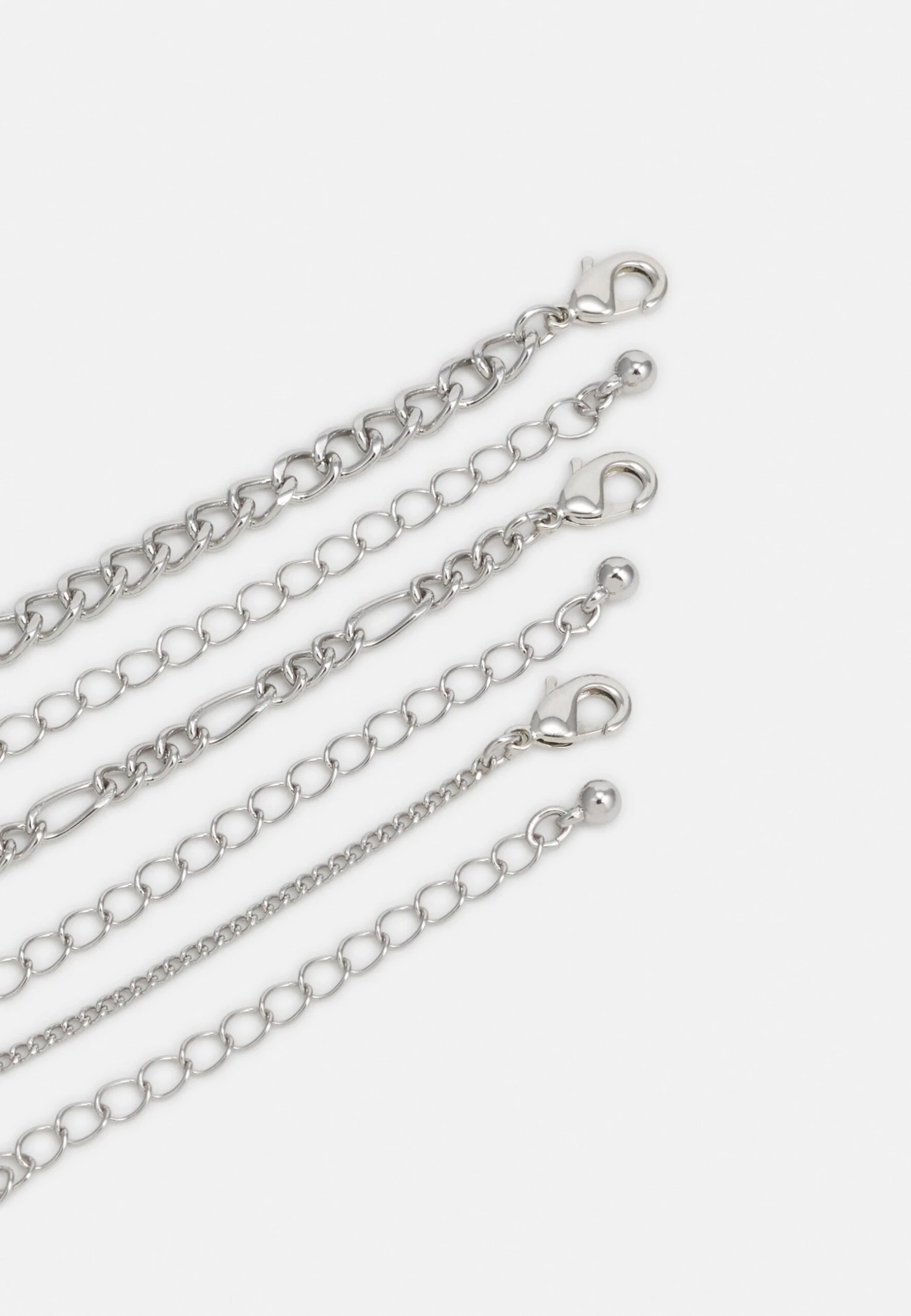 Pier One Unisex 3 Pack - Ketting - Silver-Coloured 2 Pier One Unisex 3 Pack - Ketting - Silver-Coloured - Afbeelding 2