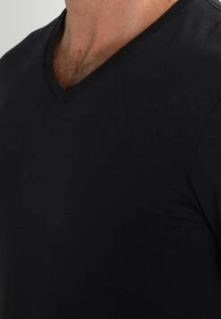 Pier One 2 Pack - T-Shirt Basic - Black -Pier One Aanbiedingen Winkel 144a18a099e5428c92602fed22a8b338