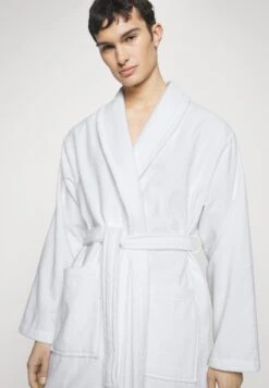 Pier One Shawl Towel Bathrobe - Badjas - White -Pier One Aanbiedingen Winkel 1750537fe5284a27957b17c8aded1f98
