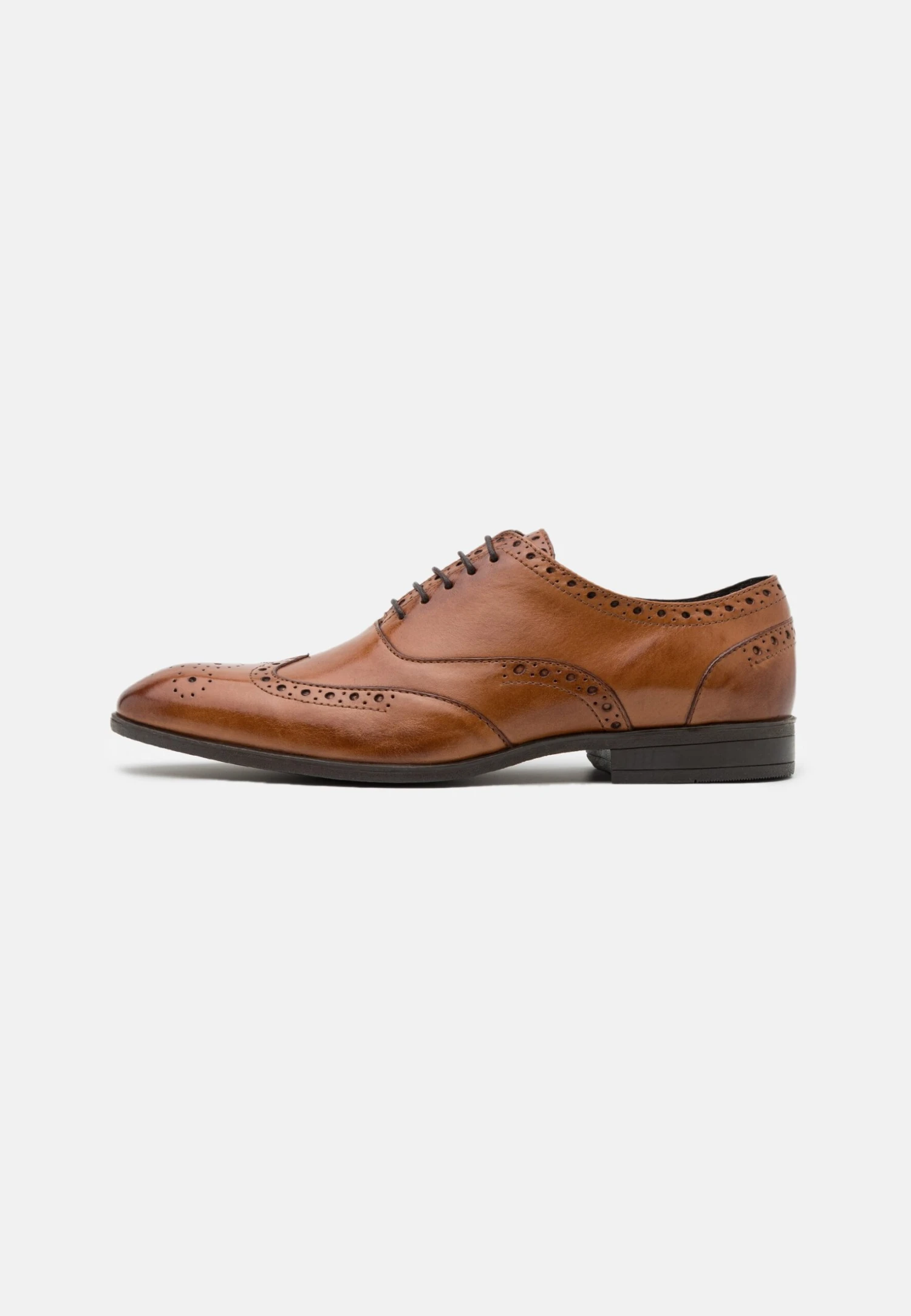 Pier One Leather - Veterschoenen - Cognac 1 Pier One Leather - Veterschoenen - Cognac