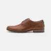 Pier One Leather - Veterschoenen - Cognac