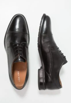 Pier One Leather - Veterschoenen - Black -Pier One Aanbiedingen Winkel 4553c297e29a4481b8d888939e3e386c
