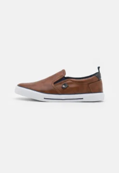 Pier One Unisex - Sneakers Laag - Cognac
