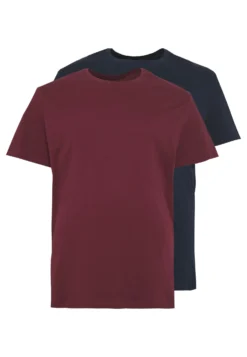 Pier One 2 Pack - T-Shirt Basic - Dark Blue/Bordeaux -Pier One Aanbiedingen Winkel 5ca9e549eb7442b1ada1ae81856f1fde scaled