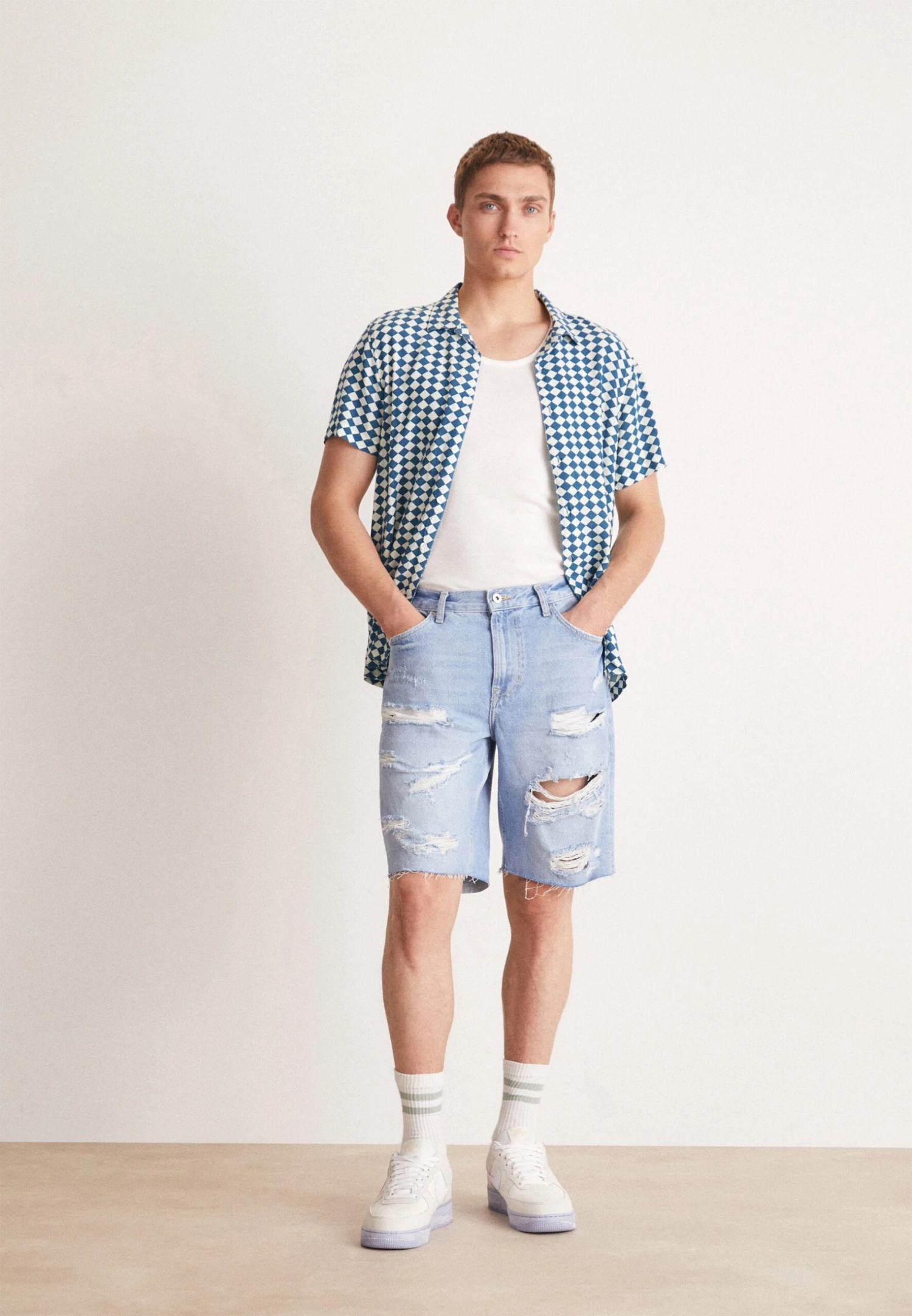 Pier One Jeansshort - Blue Denim 2 Pier One Jeansshort - Blue Denim - Afbeelding 2