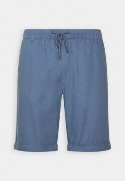 Pier One Linen Blend Drawcord Shorts- Shorts - Blue -Pier One Aanbiedingen Winkel 609305b411ae4fd897e85e7620e5b545