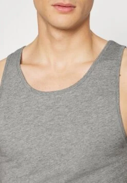 Pier One Rib Vestlue - Hemd - Grey/White/Blue -Pier One Aanbiedingen Winkel 651f5eab990948179a19a8d8a182168d