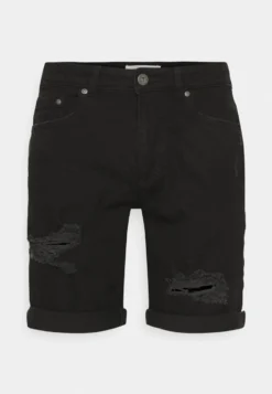 Pier One Jeansshort - Black