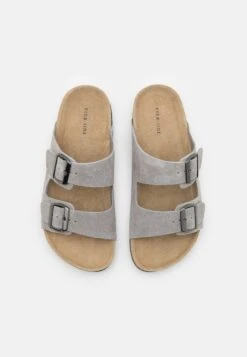 Pier One Leather Unisex - Pantoffels - Grey -Pier One Aanbiedingen Winkel 6e172422b00e484a8ac21c5f565af9d6