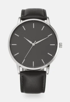 Pier One Horloge - Black/Silvercoloured