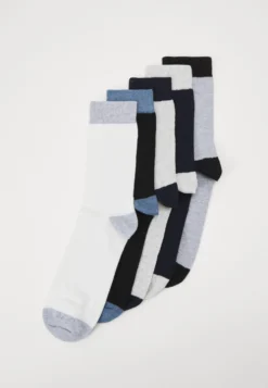 Pier One 5 Pack - Sokken - Mottled Light Grey/Dark Blue/Black