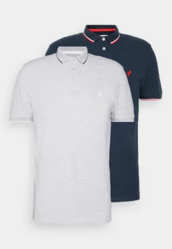 Pier One 2 Pack - Poloshirt - Light Grey/Dark Blue -Pier One Aanbiedingen Winkel 80fc7d2c93fe45a4bd2b3e1128ea88bd scaled