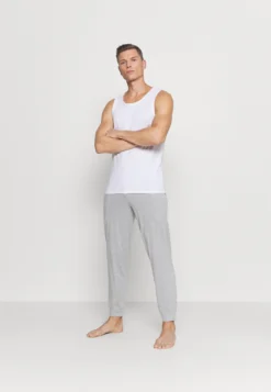 Pier One 2 Pack - Pyjamabroek - Mottled Dark Grey/Mottled Grey