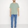 Pier One 5 Pack - T-Shirt Basic - Mint/Off-White/Khaki