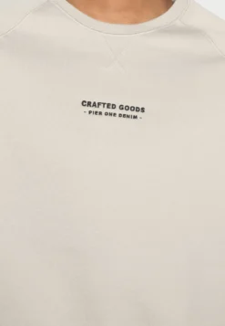 Pier One Crafted Goods Crew - Sweater - Off-White -Pier One Aanbiedingen Winkel a069395134564dacb80f80f2885e14b7 scaled