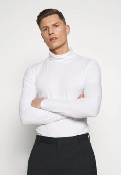 Pier One 2 Pack - Longsleeve - White/Black -Pier One Aanbiedingen Winkel a236e23de24943c2b31da887f93fc262