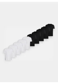 Pier One 10 Pack - T-Shirt Basic - White/Black -Pier One Aanbiedingen Winkel a47858ffbc3a4fd8908751110de7e4fb scaled