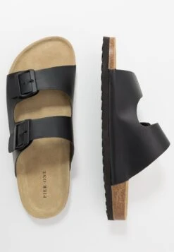 Pier One Unisex - Pantoffels - Black -Pier One Aanbiedingen Winkel a98de5f417bd4f57b176937b18a12ab7