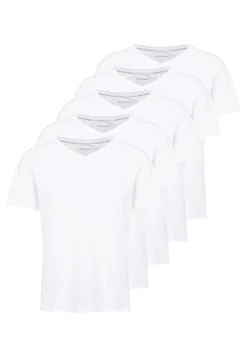 Pier One 5 Pack - T-Shirt Basic - White -Pier One Aanbiedingen Winkel aaec20eea5684fdcadc437e90f270976 scaled
