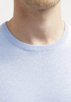 Pier One Basic Crewneck - Trui - Light Blue -Pier One Aanbiedingen Winkel b041e581fd1148bba0db07cb588bf608