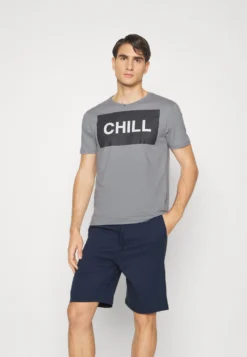 Pier One Pyjama - Dark Blue/Grey