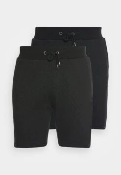 Pier One 2 Pack - Shorts - Black -Pier One Aanbiedingen Winkel b365d4ee255148078cac809a78f1a1a1