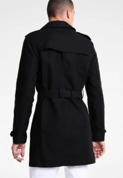 Pier One Trenchcoat - Black -Pier One Aanbiedingen Winkel b5078c2122bd4e41a79beda6055dff80