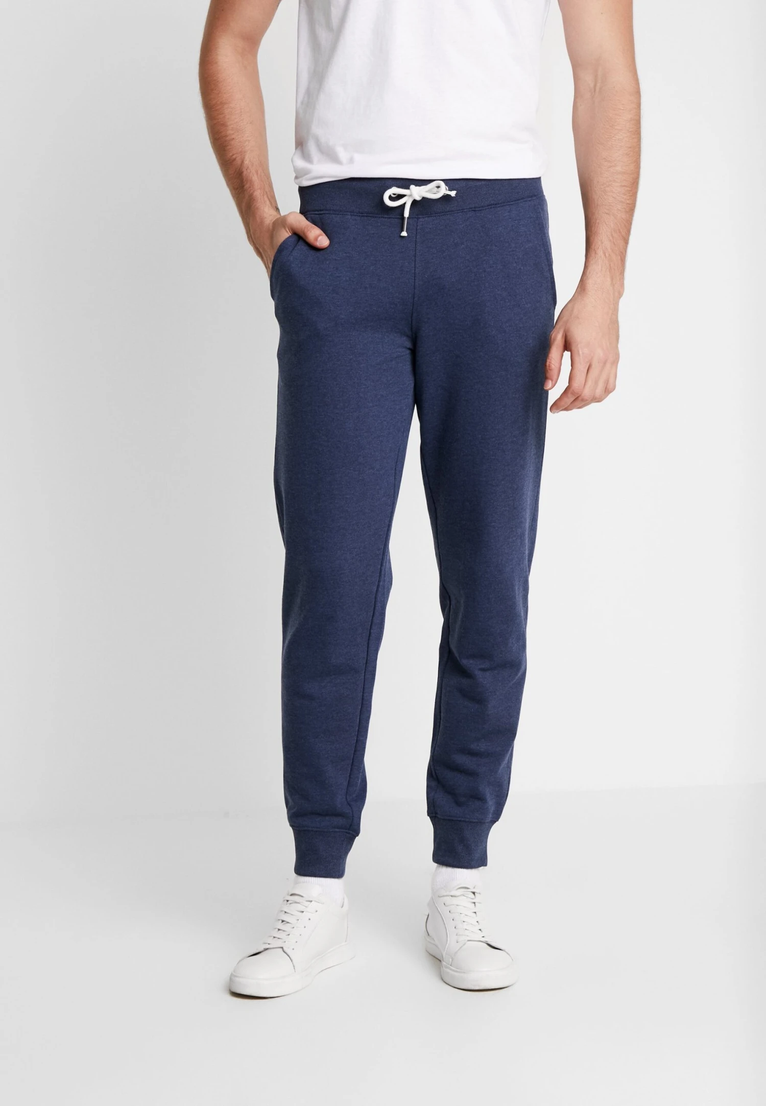 Pier One Trainingsbroek - Mottled Dark Blue 1 Pier One Trainingsbroek - Mottled Dark Blue
