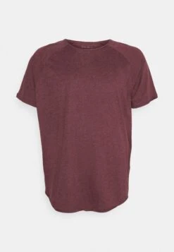 Pier One Plus Size - T-Shirt Basic - Bordeaux