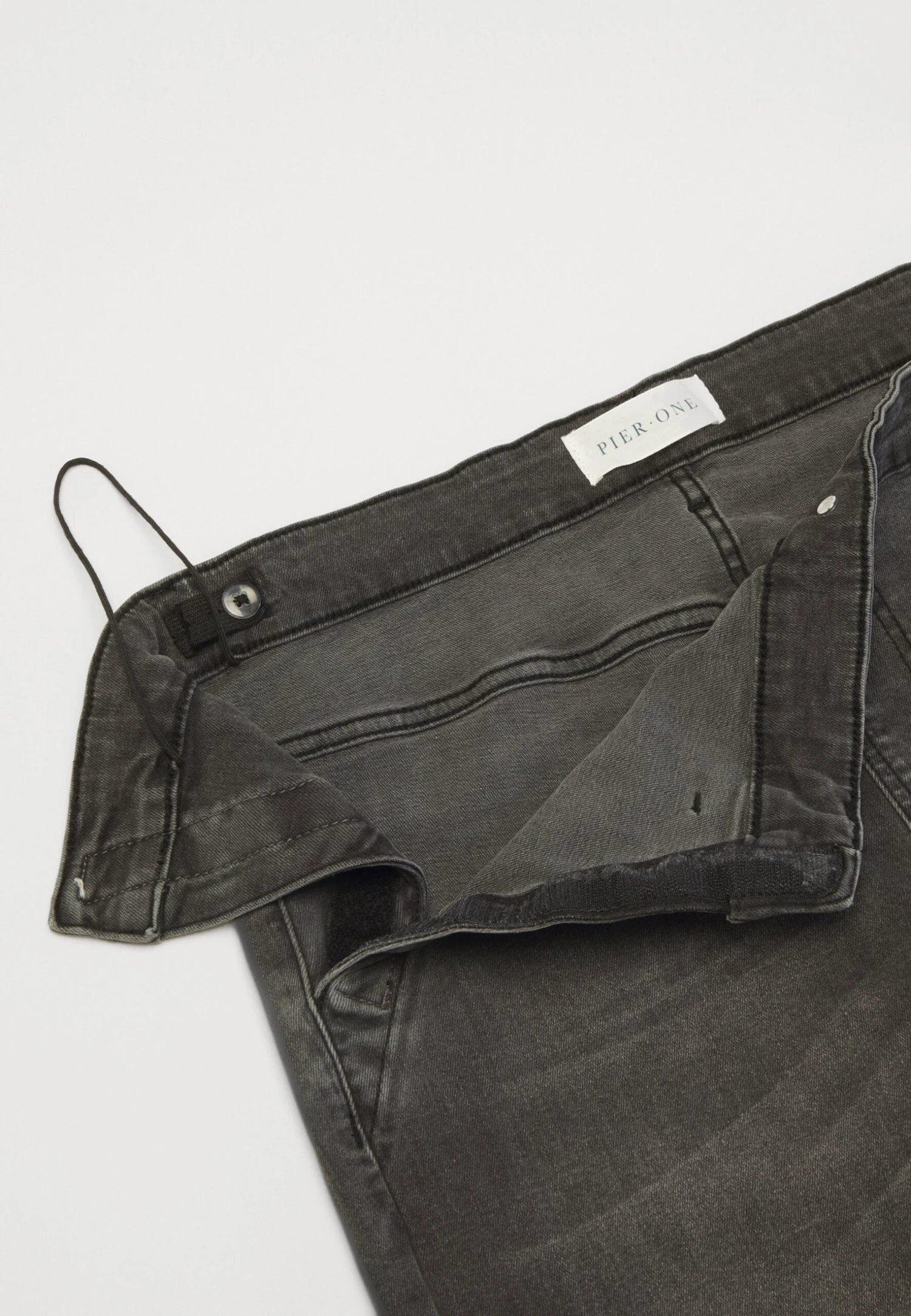 Pier One Straight Leg Jeans - Grey Denim 9 Pier One Straight Leg Jeans - Grey Denim - Afbeelding 9