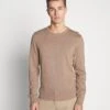 Pier One Basic Crewneck - Trui - Mottled Beige