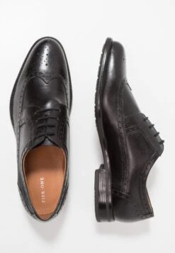 Pier One Leather - Veterschoenen - Black -Pier One Aanbiedingen Winkel d47b1b97ff7149479a6f5f2b78a5cdf6