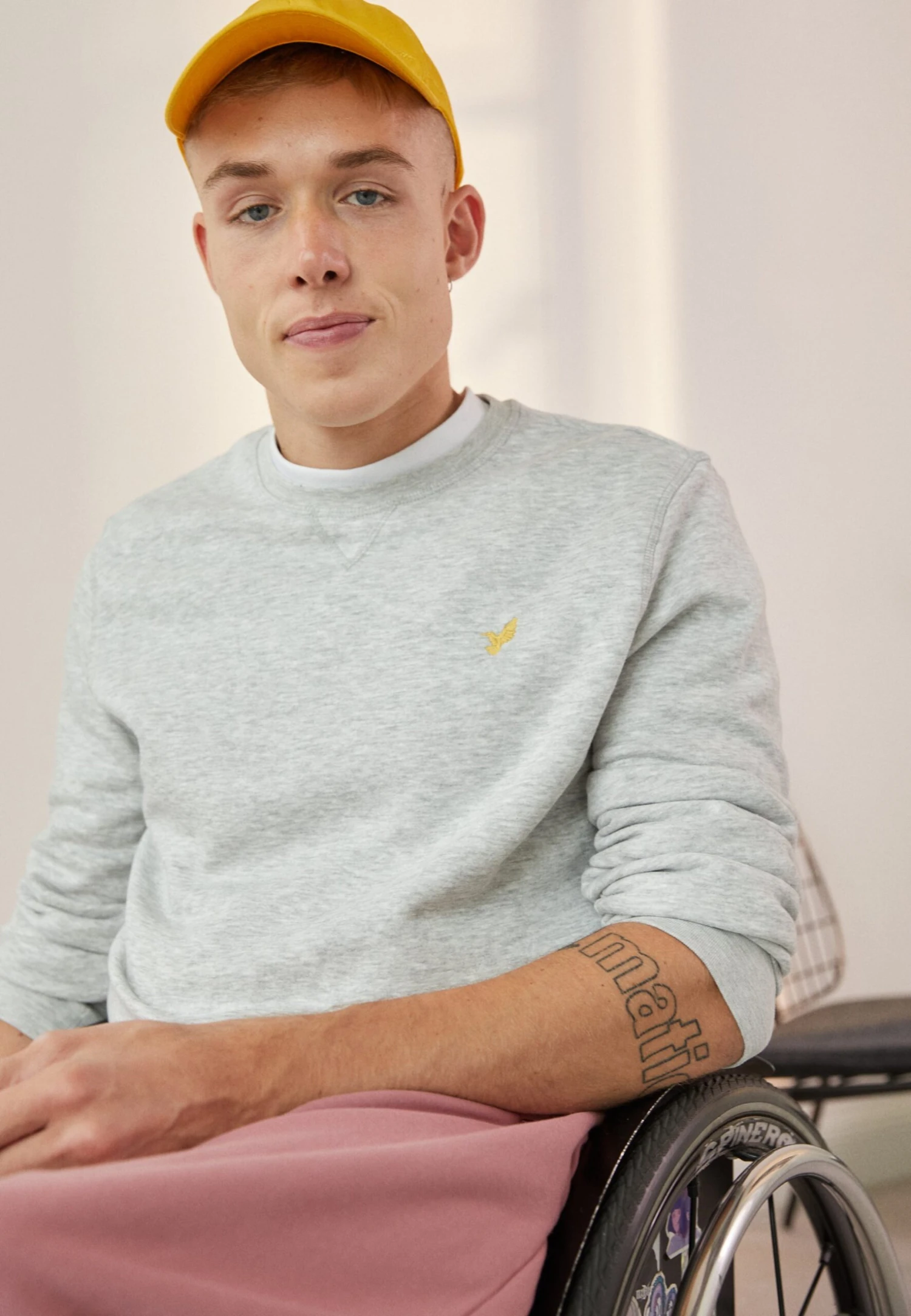 Pier One Sweater - Mottled Light Grey 1 Pier One Sweater - Mottled Light Grey