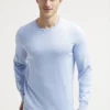 Pier One Basic Crewneck - Trui - Light Blue