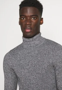 Pier One Muscle Fit Turtle - Trui - Mottled Grey -Pier One Aanbiedingen Winkel e3c882d2274c45af8a9f7df902604a5f