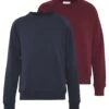 Pier One 2 Pack - Sweater - Dark Blue/Bordeaux