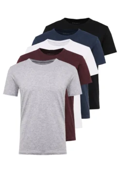 Pier One 5 Pack - T-Shirt Basic - Mottled Bordeaux/White -Pier One Aanbiedingen Winkel f3311ca65bb04406b4483c68855855c6 scaled