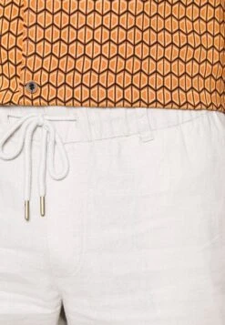 Pier One Linen Blend Drawcord Shorts- Shorts - Beige -Pier One Aanbiedingen Winkel faf1e59edf384bd2bc1cf42708a1a79d