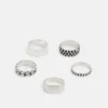 Pier One 5 Pack - Ring - Silver-Coloured