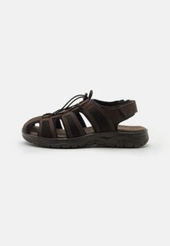 Pier One Leather - Outdoorsandalen - Brown