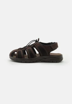 Pier One Leather - Outdoorsandalen - Brown